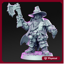 Balur van Helding - Dwarf vampire hunter - 32mm - DnD