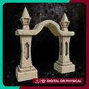 Cemetery Entrance 2 - Graveyard Terrain STL, DnD & Wargaming Scenery