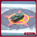 3D Printed 1/285 Scale Russian T-54/55 Main Battle Tank, Set of 10