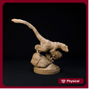 Deynonichus sneaking 32mm scale - dinosaur companion