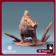 Wild Boar and Giant Boar Miniatures | Dungeons and Dragons 5e  | 28mm,32mm, 54mm, 75mm, 100mm Scale | Pathfinder | Rescale miniatures - Only-Games