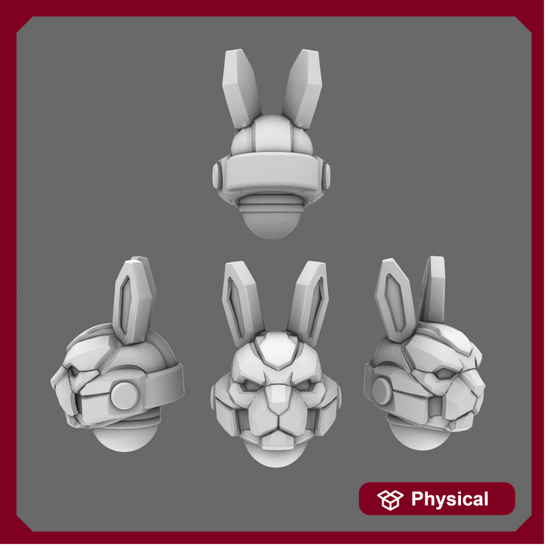 Mecha Furry V10K Bunny Mech Helmets X 10