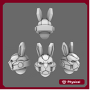 Mecha Furry V10K Bunny Mech Helmets X 10