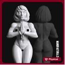 Devotion Series 05b - Kneeling Naked Gene-enhanced Female Battle Sister Praying