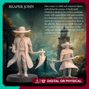 Reaper John -Dark Grim Reaper with Scythe1 - 32mm - Heroic scale