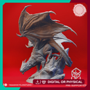 Ancient Red Dragon - Tabletop Miniature (Pre-Supported)