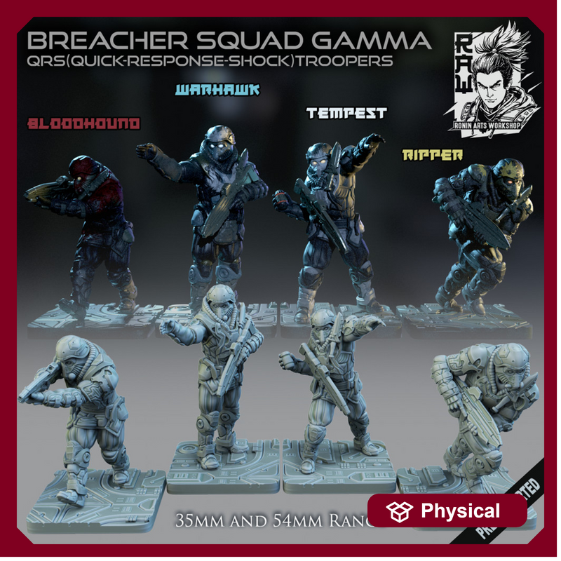 Breacher Squad Gamma - 35mm - Only-Games
