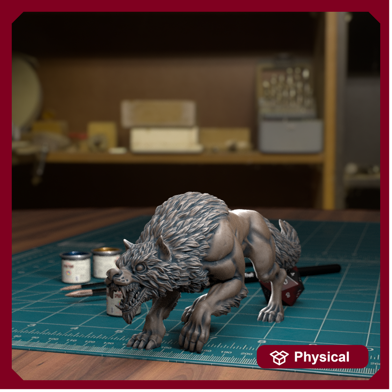 Wolf Prowling - TytanTroll Miniatures - DnD - Fantasy - Only-Games