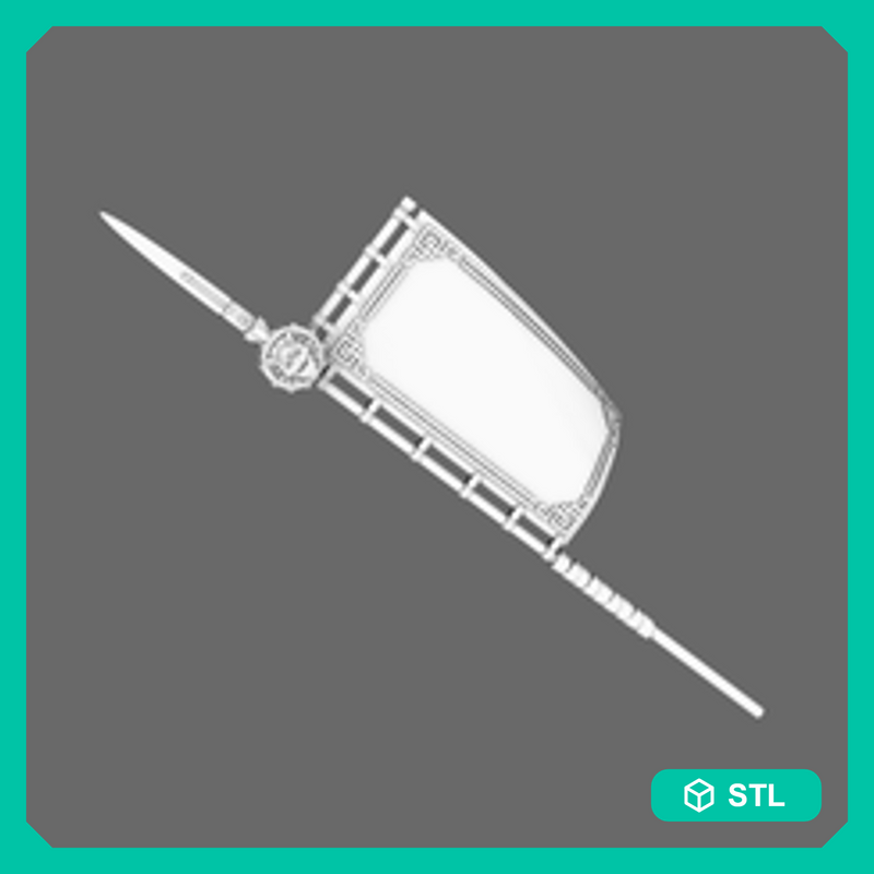 Cyber Samurai Sashimono Battle Flag NOHAND