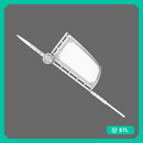 Cyber Samurai Sashimono Battle Flag NOHAND