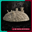 Mossy Barrow Mound - Ancient Burial Site STL for DnD & Wargaming