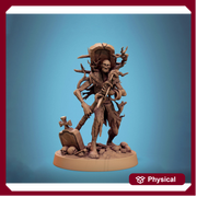 Zombie Warrior | Undead Unpainted miniature DnD | 5 Sizes /Scales| Pathfinder | - Only-Games
