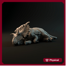 Kosmoceratops sleeping 1-35 scale dinosaur