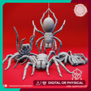 Giant Spider Cluster - Tabletop Miniature (Pre-Supported)