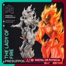 Lady of Fire - Circus of Horrors - PRESUPPORTED - 32mm Scale