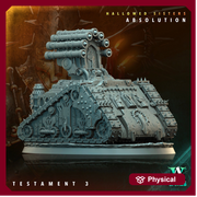 Sci-Fi Miniature Transport Vehicle Hallowed Sisters Absolution | 28mm/32mm Scale, 120mm x 90mm Oval BASE | Resin Mini | Archvillain Games - Only-Games