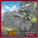 Crystal Collapse FDM/PLA Mine Shack