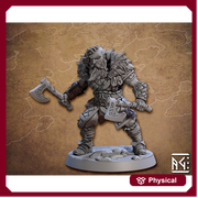 Northman Ranger Fighter Barbarian | 28mm, 32mm, 54mm,75mm,100mm Scale Resin Miniature Dungeons and Dragons D&D Pathfinder | Artisan Guild - Only-Games