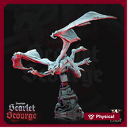Feral Vampire Spawn Flying | 28mm, 32mm Scales | Undead Dungeons and Dragons 5e Miniatures | Pathfinder | DnD Figurine | Archvillain Games - Only-Games
