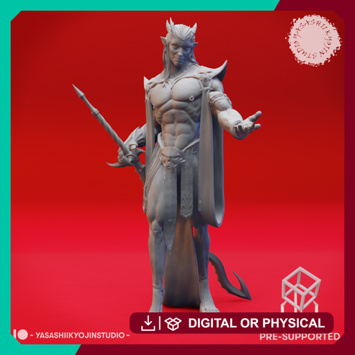 Graz'zt - The Demon Prince of Pleasure - Tabletop Miniature (Pre-Supported) - Only-Games