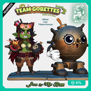 Chibi Goblin - Fuze and her Bombbot Mr. Biggy - STL only