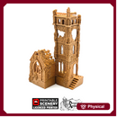 Bell Tower and Sept - Shadowfey Ruins 15mm 20mm 28mm 32mm 37mm Belltower Transept Wargaming Terrain D&D DnD