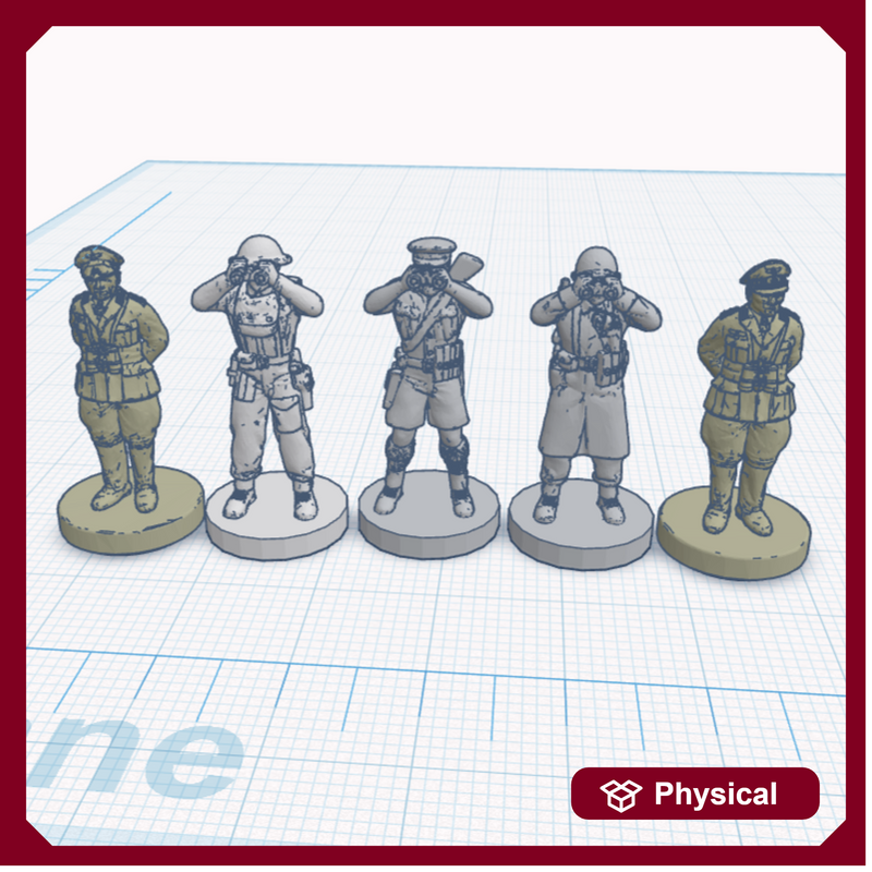 3D Printed WW2 Commander Set