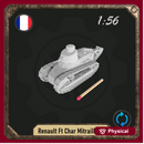1/56 Renault Ft Char Mitrailleuse with casted preserie turret