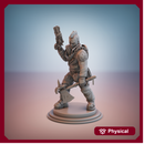 Cultist Rabble. Officer (Gun and Blade).