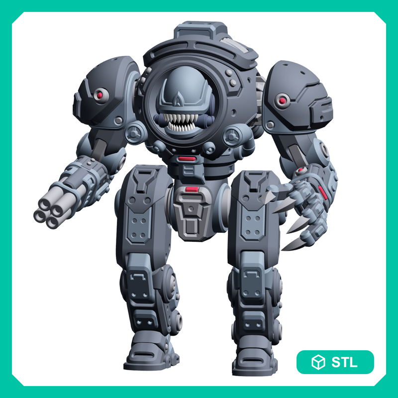Mech Forge Nightmare Mech Tabletop Miniature