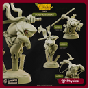 Toad Assassins - Jungle Toads - CastNPlay - Terrain Wargaming D&D DnD 28mm 32mm 40mm 54mm