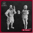 Fantasy Tavern bartender and waitress