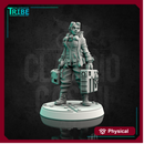 (0080) Female mechanic medic cyberpunk with medi-kit and tool bag