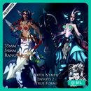 Water Nymph Envoys (NSFW) Mermaid Set 2 - STL only