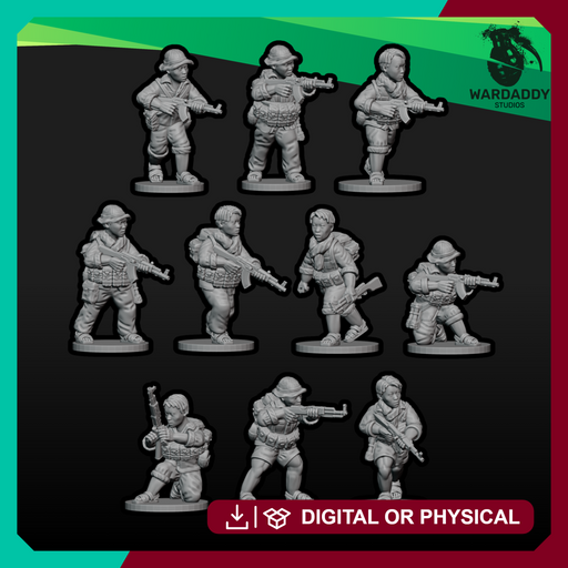 Vietnam: VietCong Rifleman Set 1 (15mm+) - Only-Games