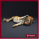 Bengal Tiger and Cub Playing 1/43