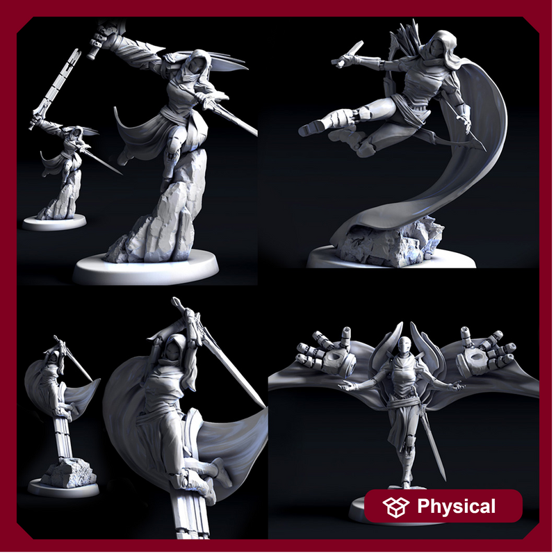Argent Defender (all 4 poses)