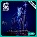 Lysena the lightbearer - Moth woman - STL only