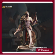 Human Fighter, Gunslinger Inquisitor, Cleric | Unpainted Miniature | 28mm, 32mm, 54mm,75mm, 100mm Scales | Pathfinder Figure | DnD | - Only-Games