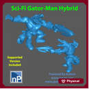 SciFi Gator-Man Hybrid 01