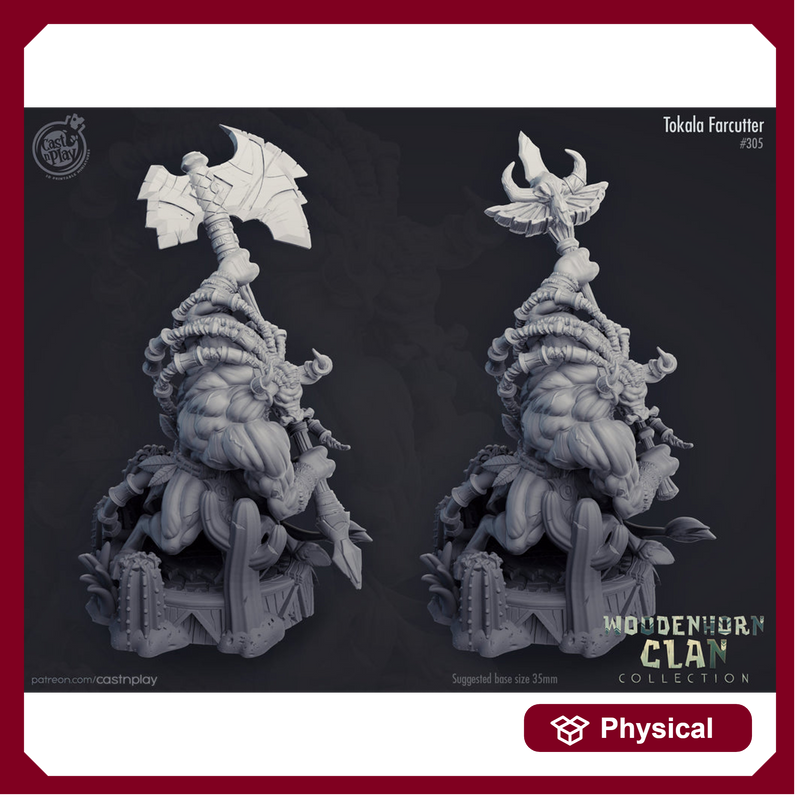 Minotaur | 28mm, 32mm Scale | 45mm Tall | Dungeons and Dragons Miniatures  | Pathfinder Minotaur | DnD Mini | Tabletop RPG || - Only-Games