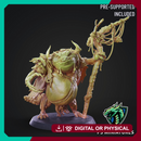 Green Slaad Lizardman - Pose 2