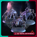 Dark Giant Spiders