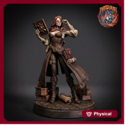 Wizard Miniature STL | Arcelin Diviner Mage | Digital Download - Only-Games