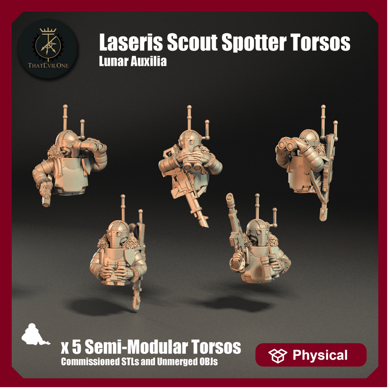 Lunar Auxilia Laseris Scout Spotter Torsos