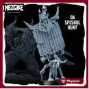 Da speshul banner runt (physical miniature)