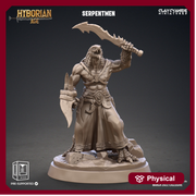 Yuan-Ti Abomination Pureblood, Serpentfolk, Serpent-men | 28mm, 32mm,75mm Scales | Resin Miniature | Dungeons and Dragons  | Pathfinder | - Only-Games