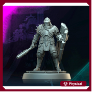 Sci-Fi Miniature Soldier Army Veteran | 28mm,32mm, 54mm, 75mm,100mm Scales | Resin Mini | - Only-Games