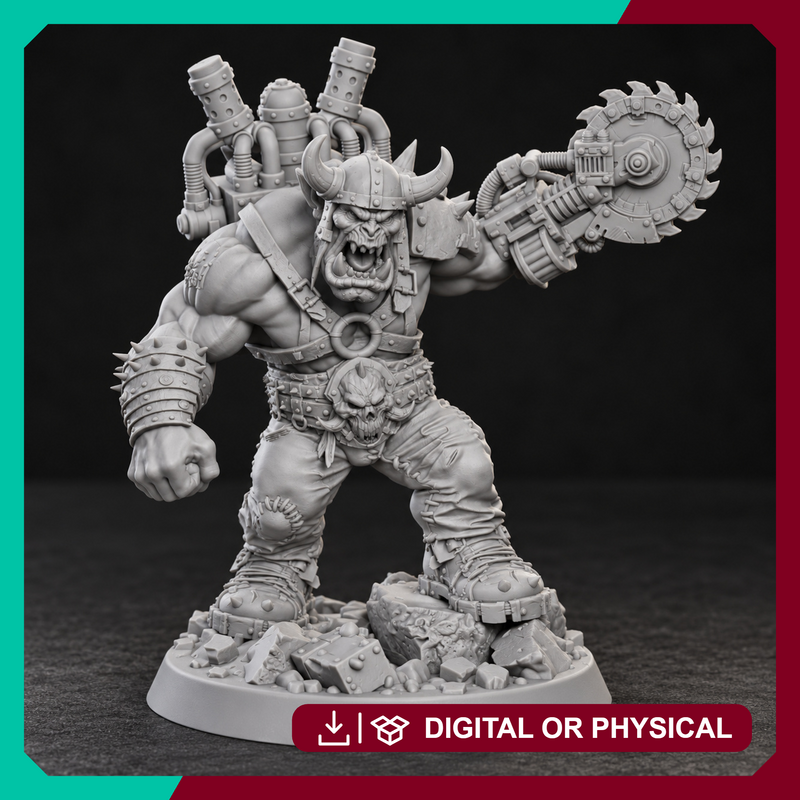 GRUKK GEARMAW — Ork Miniature