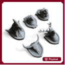 Trophy animal heads